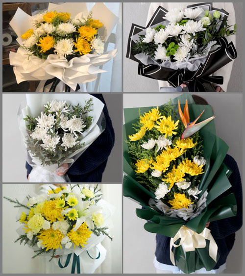 湖北孝感市大悟县高店乡永年村白事花束代送